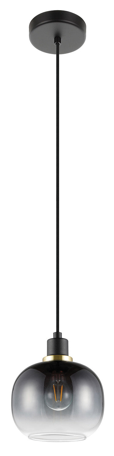 Eglo USA - 99616A - One Light Pendant - Oilella - Structured Black from Lighting & Bulbs Unlimited in Charlotte, NC