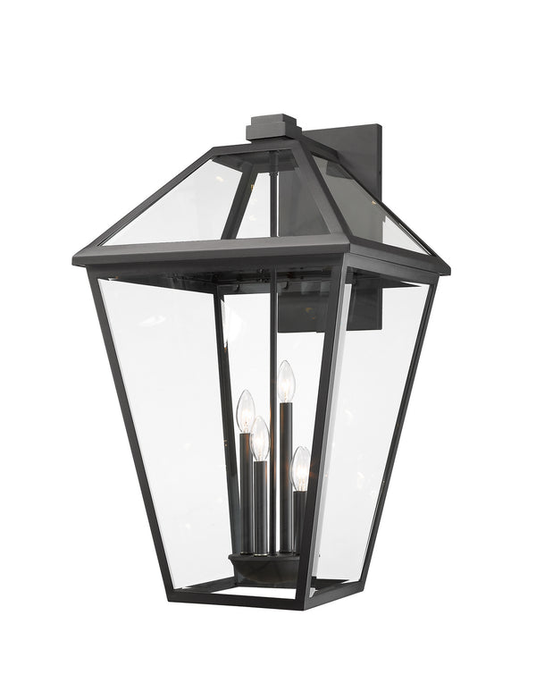 Z-Lite - 579XLX-BK - Four Light Outdoor Wall Sconce - Talbot - Black from Lighting & Bulbs Unlimited in Charlotte, NC