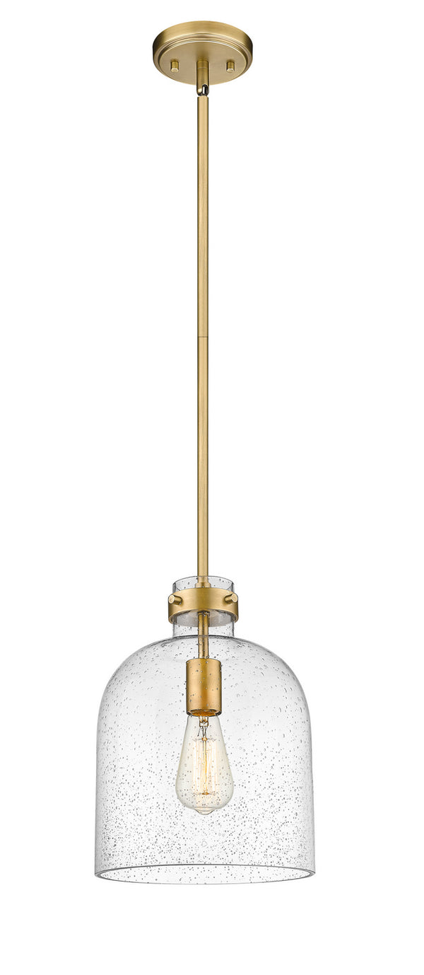 Z-Lite - 817-9RB - One Light Pendant - Pearson - Rubbed Brass from Lighting & Bulbs Unlimited in Charlotte, NC