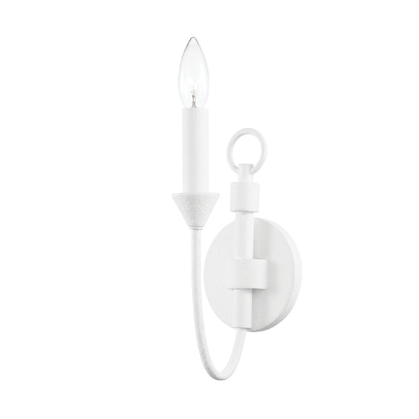 Troy Lighting - B1001-GSW - One Light Wall Sconce - Cate - Gesso White from Lighting & Bulbs Unlimited in Charlotte, NC