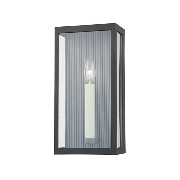Troy Lighting - B1031-TBK/WZN - One Light Outdoor Wall Sconce - Vail - Texture Black/Weathered Zinc from Lighting & Bulbs Unlimited in Charlotte, NC