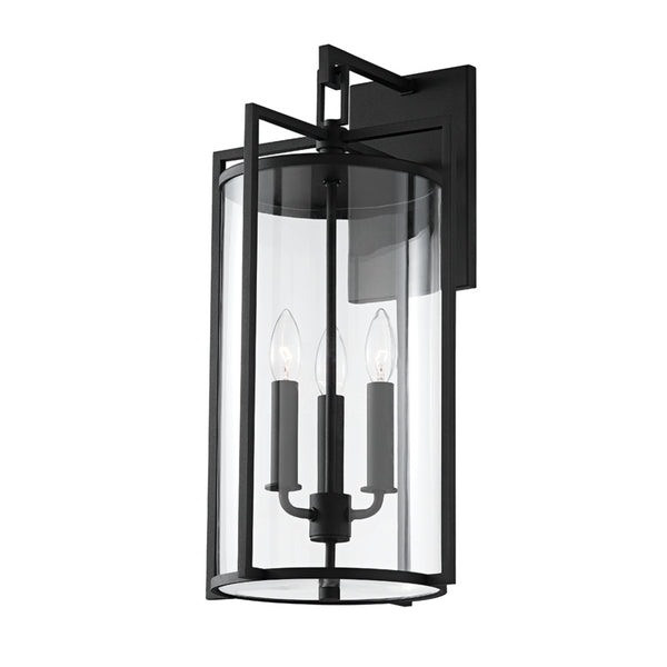 Troy Lighting - B1143-TBK - Three Light Outdoor Wall Sconce - Percy - Textured Black from Lighting & Bulbs Unlimited in Charlotte, NC