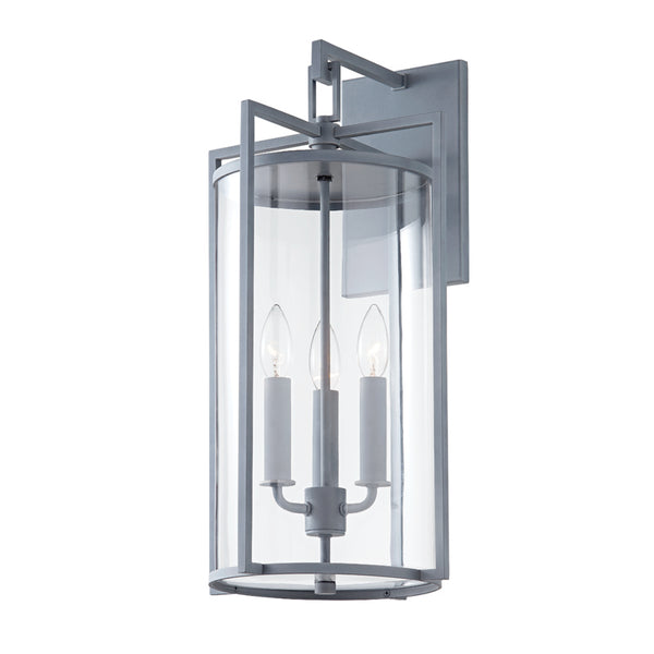 Troy Lighting - B1143-WZN - Three Light Outdoor Wall Sconce - Percy - Weathered Zinc from Lighting & Bulbs Unlimited in Charlotte, NC