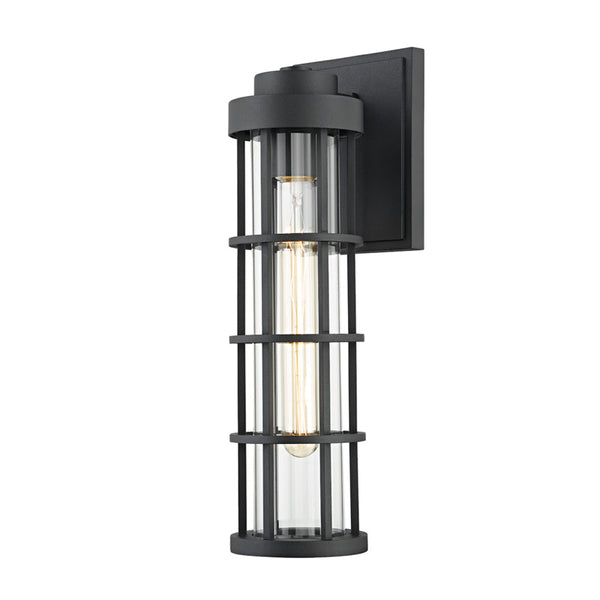 Troy Lighting - B2042-TBK - One Light Outdoor Wall Sconce - Mesa - Texture Black from Lighting & Bulbs Unlimited in Charlotte, NC