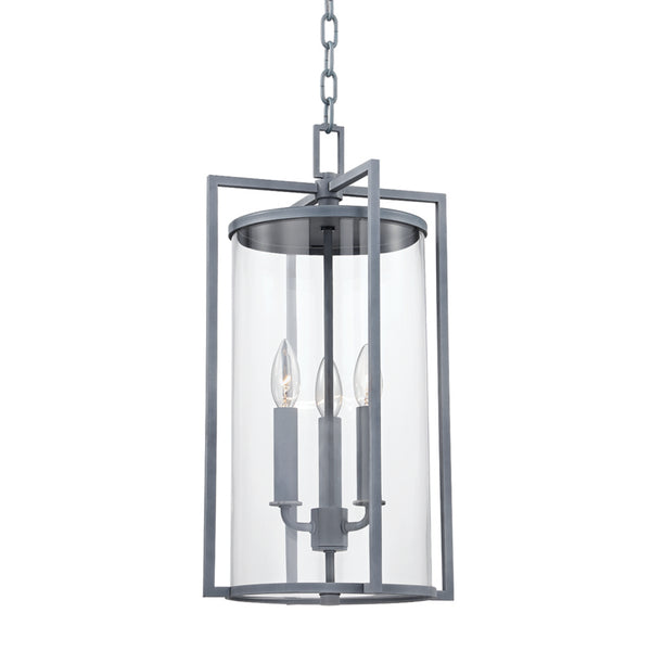 Troy Lighting - F1146-WZN - Three Light Outdoor Lantern - Percy - Weathered Zinc from Lighting & Bulbs Unlimited in Charlotte, NC