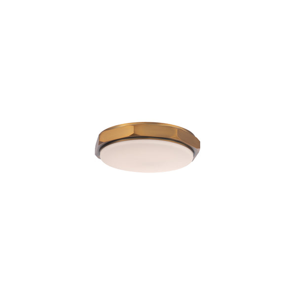Modern Forms - FM-30213-27-AB - LED Flush Mount - Grommet - Aged Brass from Lighting & Bulbs Unlimited in Charlotte, NC