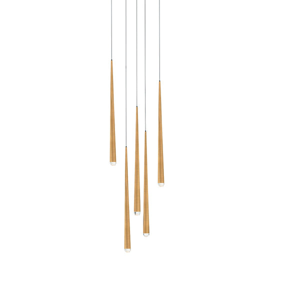 Modern Forms - PD-41705R-AB - LED Pendant - Cascade - Aged Brass from Lighting & Bulbs Unlimited in Charlotte, NC