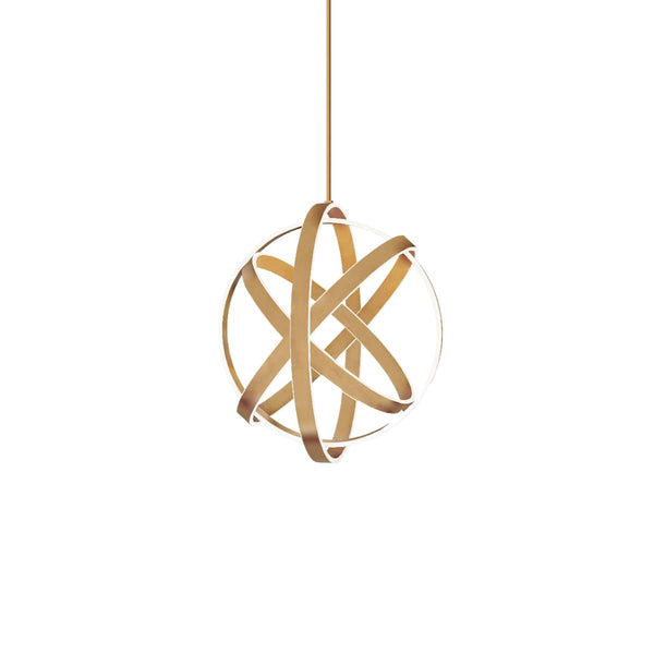 Modern Forms - PD-61728-AB - LED Chandelier - Kinetic - Aged Brass from Lighting & Bulbs Unlimited in Charlotte, NC