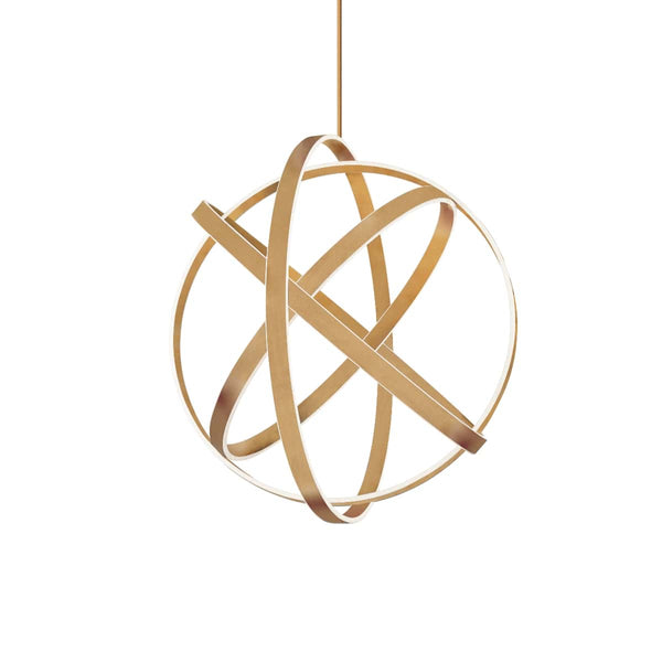 Modern Forms - PD-61738-AB - LED Chandelier - Kinetic - Aged Brass from Lighting & Bulbs Unlimited in Charlotte, NC