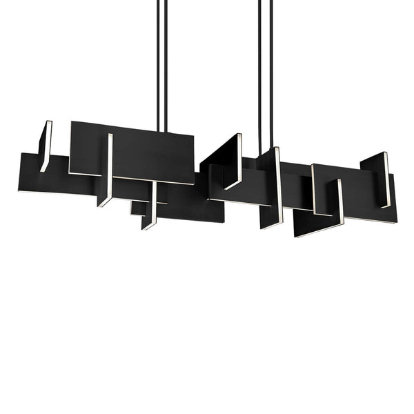 Modern Forms - PD-79058-BK - LED Linear Pendant - Amari - Black from Lighting & Bulbs Unlimited in Charlotte, NC