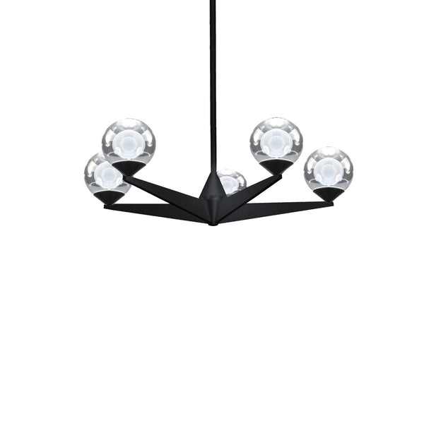 Modern Forms - PD-82024-BK - LED Chandelier - Double Bubble - Black from Lighting & Bulbs Unlimited in Charlotte, NC