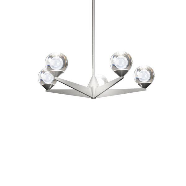 Modern Forms - PD-82024-SN - LED Chandelier - Double Bubble - Satin Nickel from Lighting & Bulbs Unlimited in Charlotte, NC