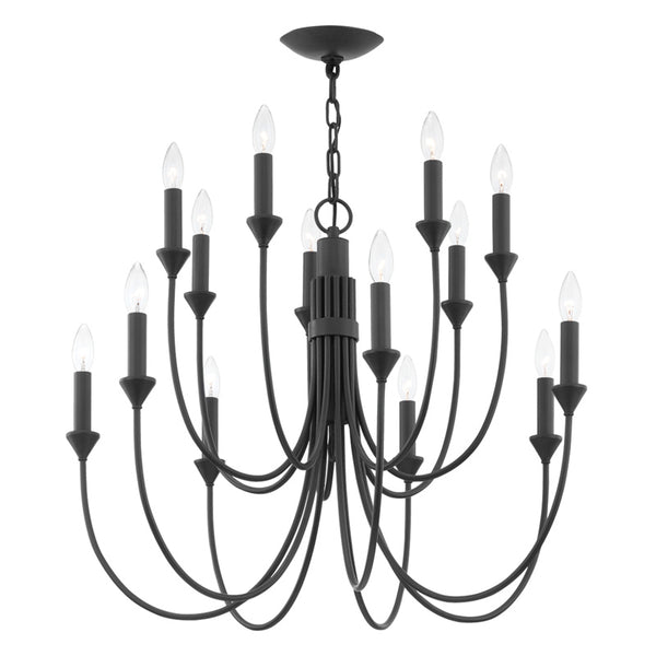 Troy Lighting - F1014-FOR - 14 Light Chandelier - Cate - Forged Iron from Lighting & Bulbs Unlimited in Charlotte, NC