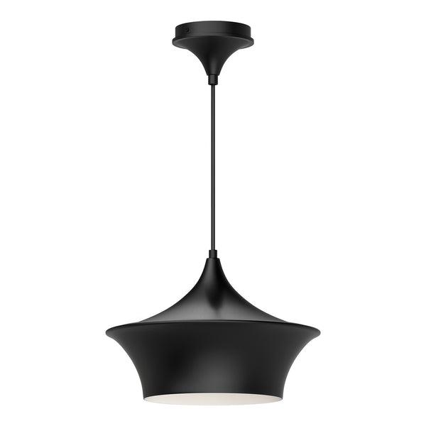 Alora - PD523013MB - One Light Pendant - Emiko - Matte Black from Lighting & Bulbs Unlimited in Charlotte, NC