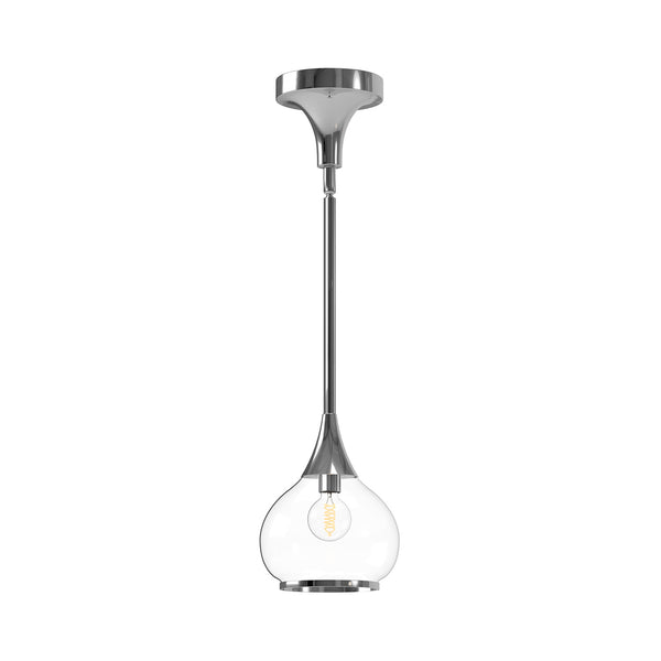 Alora - PD524006CHCL - One Light Pendant - Hazel - Chrome/Clear Glass from Lighting & Bulbs Unlimited in Charlotte, NC