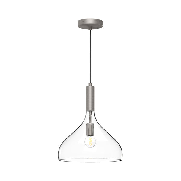 Alora - PD532312BNCL - One Light Pendant - Belleview - Brushed Nickel/Clear Glass from Lighting & Bulbs Unlimited in Charlotte, NC
