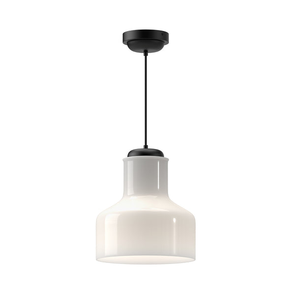 Alora - PD540411MBGO - One Light Pendant - Westlake - Matte Black/Glossy Opal Glass from Lighting & Bulbs Unlimited in Charlotte, NC