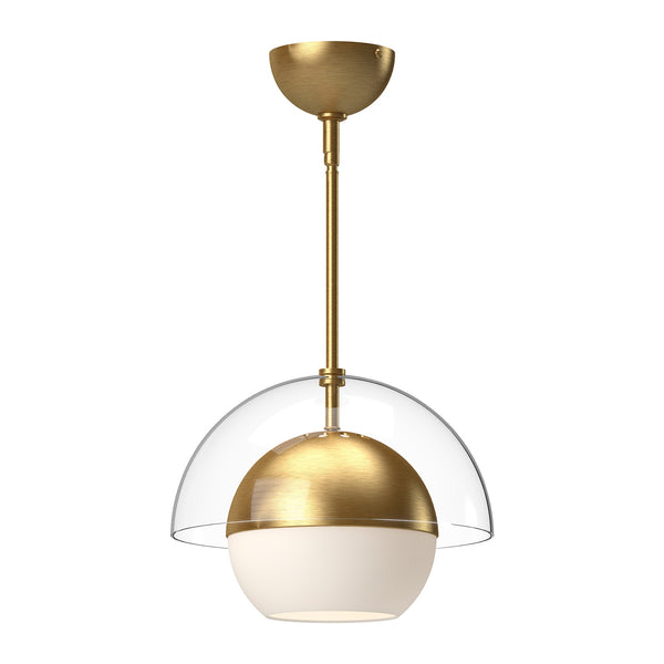 Alora - PD568212BGOP - One Light Pendant - Lucy - Brushed Gold/Opal Matte Glass from Lighting & Bulbs Unlimited in Charlotte, NC