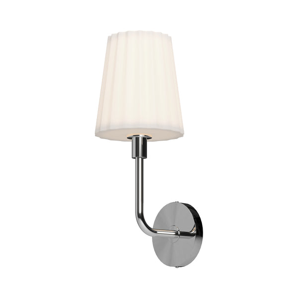 Alora - WV628107CHOP - One Light Vanity - Plisse - Chrome/Opal Matte Glass from Lighting & Bulbs Unlimited in Charlotte, NC