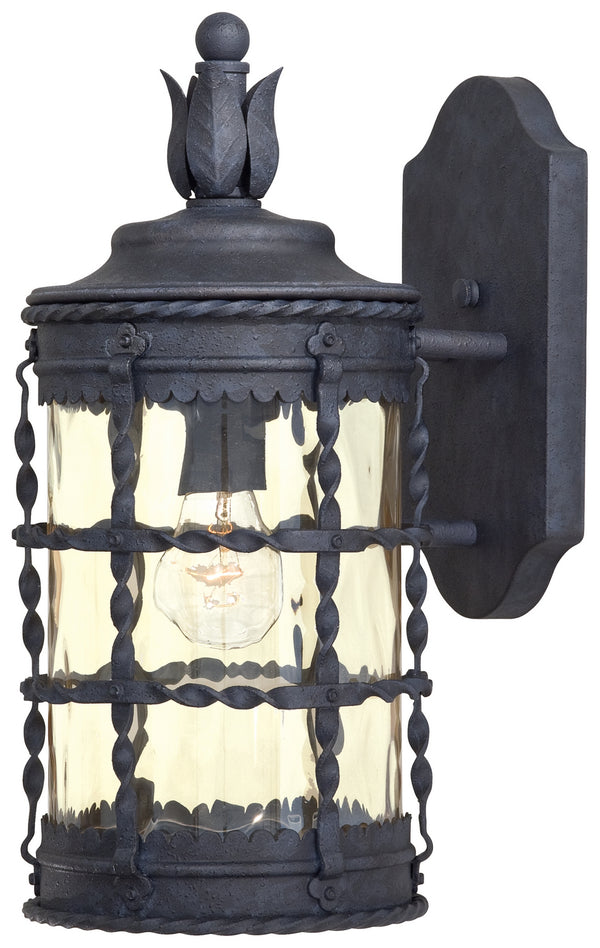 Minka-Lavery - 8880-A39 - One Light Wall Mount - Mallorca - Spanish Iron from Lighting & Bulbs Unlimited in Charlotte, NC