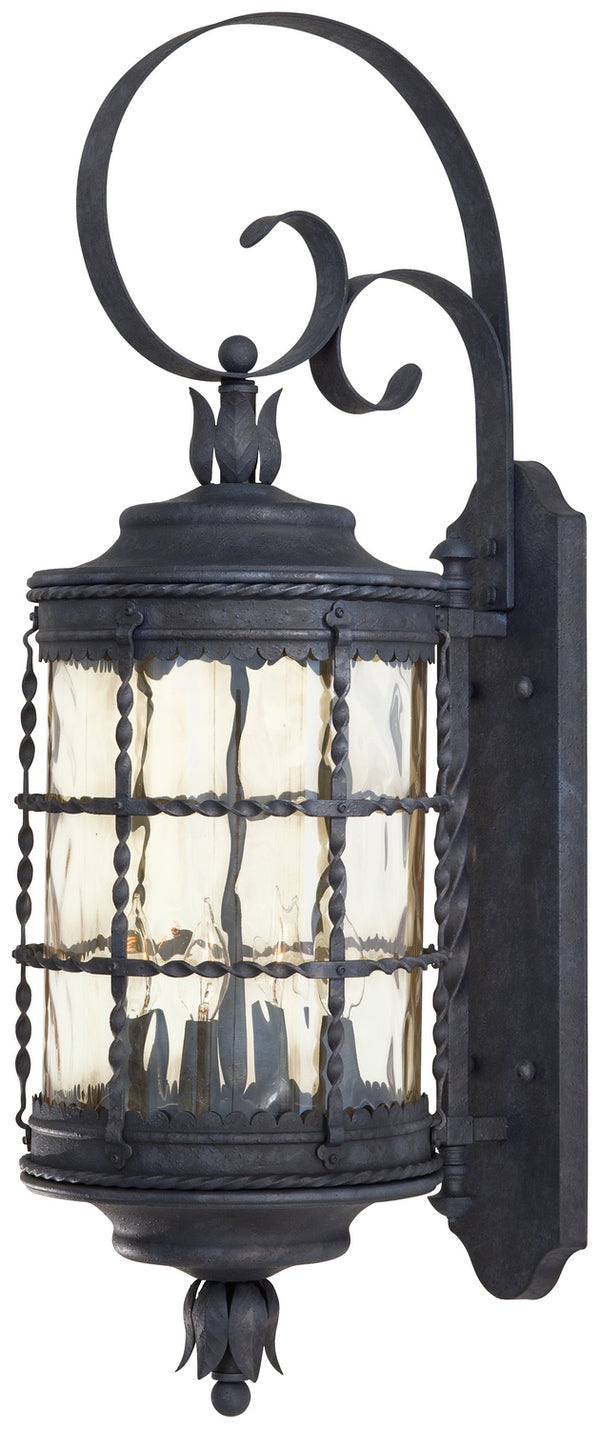 Minka-Lavery - 8882-A39 - Four Light Wall Mount - Mallorca - Spanish Iron from Lighting & Bulbs Unlimited in Charlotte, NC