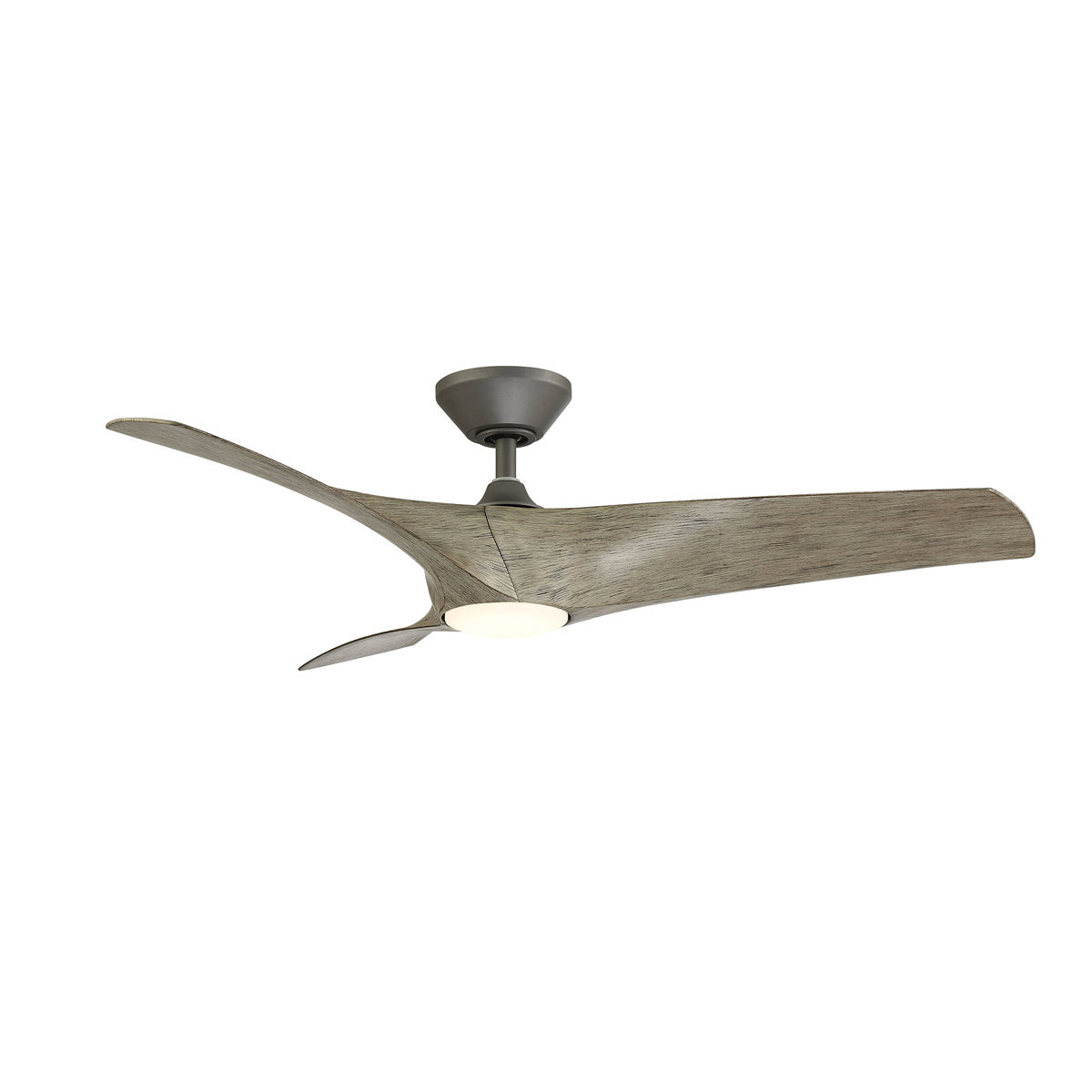 Modern Forms Fans - FR-W2006-52L27GHWW - 52"Ceiling Fan - Zephyr - Graphite/Weathered Wood from Lighting & Bulbs Unlimited in Charlotte, NC