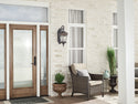 Three Light Outdoor Post Mount from the Tournai Collection in Londonderry Finish by Kichler
