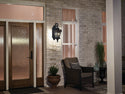 Three Light Outdoor Post Mount from the Tournai Collection in Londonderry Finish by Kichler