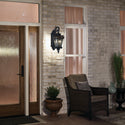 Three Light Outdoor Post Mount from the Tournai Collection in Londonderry Finish by Kichler