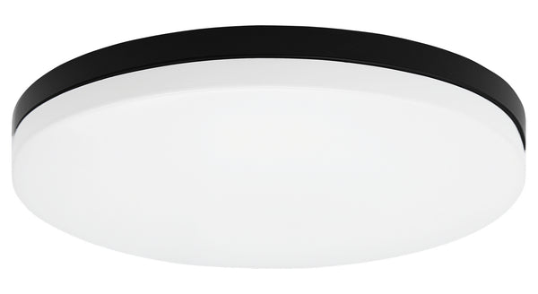 Matteo Lighting - M11901BK - LED Flush Mount - Xelan - Black from Lighting & Bulbs Unlimited in Charlotte, NC