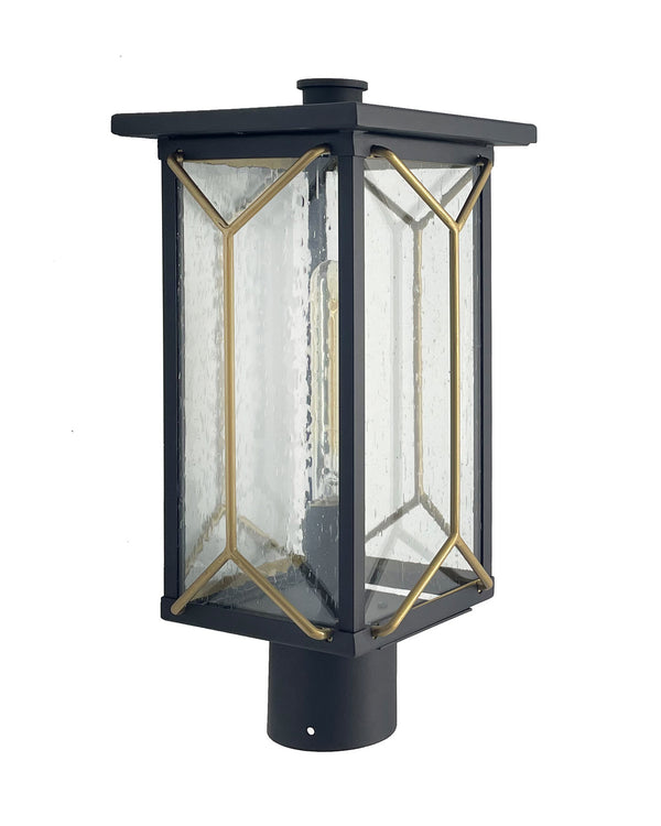 Minka-Lavery - 72806-727 - One Light Outdoor Post Mount - Hillside Manor - Sand Coal And Honey Gold from Lighting & Bulbs Unlimited in Charlotte, NC