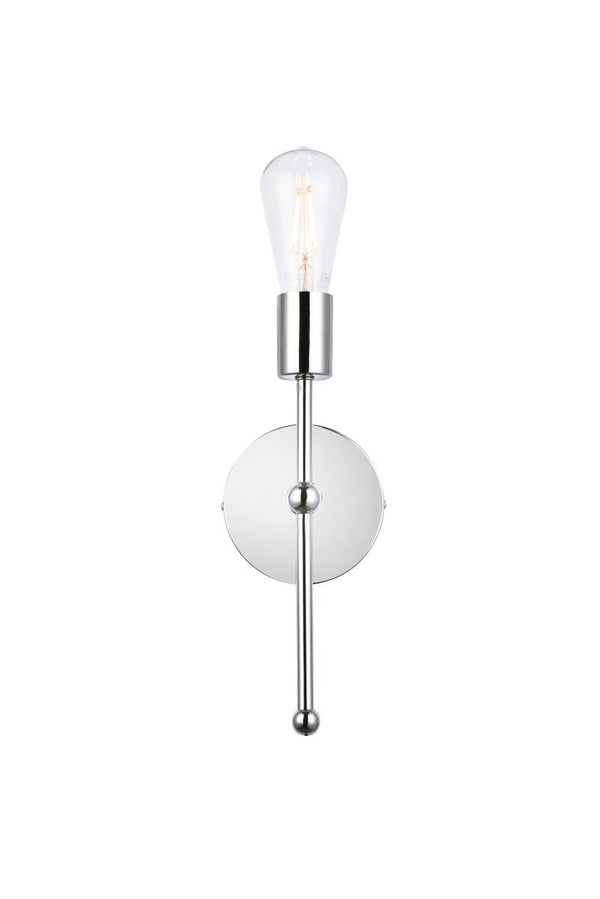 Elegant Lighting - LD2356C - One Light Wall Sconce - Keely - Chrome from Lighting & Bulbs Unlimited in Charlotte, NC