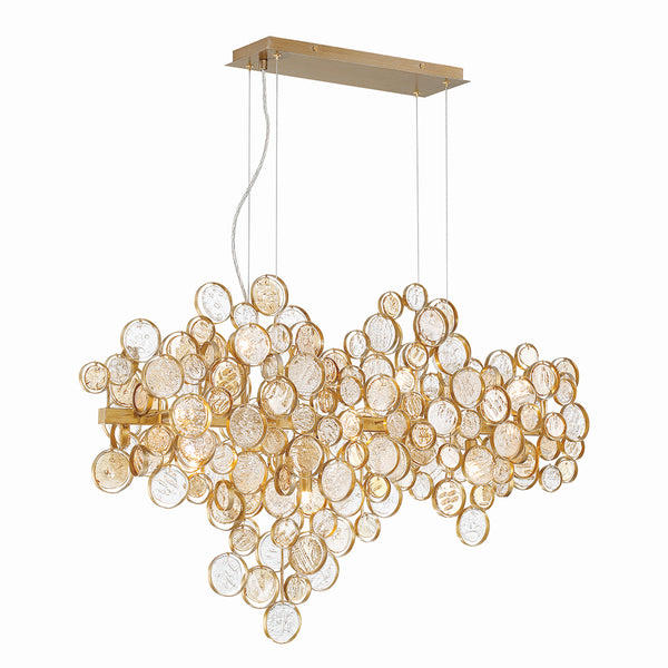 Eurofase - 34031-022 - 12 Light Chandelier - Trento - Antique Gold from Lighting & Bulbs Unlimited in Charlotte, NC