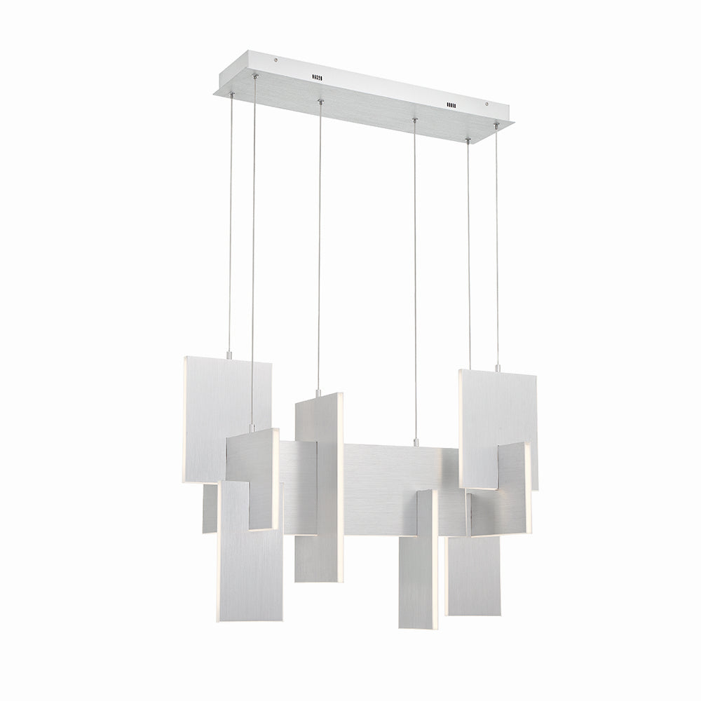 Eurofase - 37345-036 - LED Chandelier - Coburg - Aluminium from Lighting & Bulbs Unlimited in Charlotte, NC