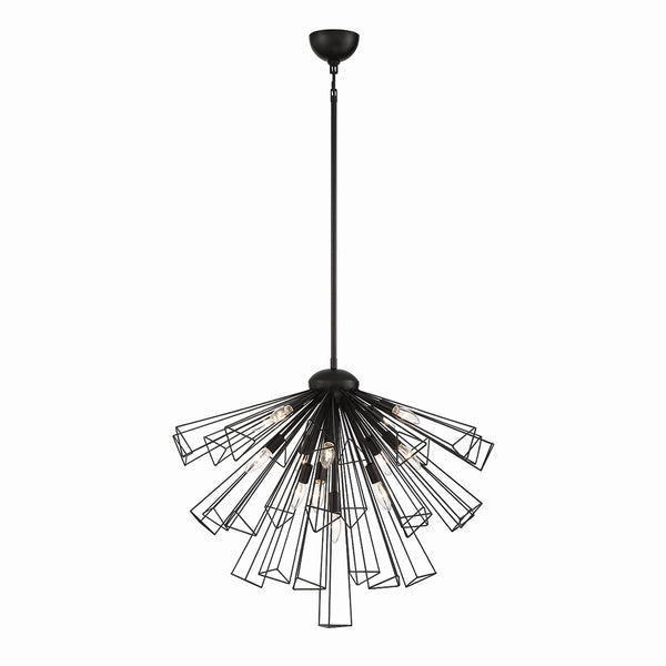 Eurofase - 43863-013 - 13 Light Chandelier - Dendelio - Black from Lighting & Bulbs Unlimited in Charlotte, NC