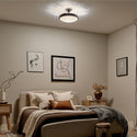 Four Light Semi Flush Mount from the Lytham Collection in Black Finish by Kichler