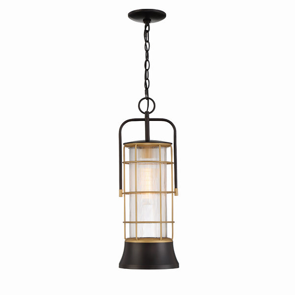 Eurofase - 44266-011 - One Light Pendant - Rivamar - Oil Rubbed Bronze / Gold from Lighting & Bulbs Unlimited in Charlotte, NC