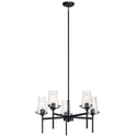Five Light Chandelier from the Alton Collection in Black Finish by Kichler