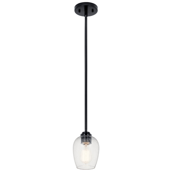 Kichler - 44380BKCS - One Light Mini Pendant - Valserrano - Black from Lighting & Bulbs Unlimited in Charlotte, NC