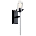 One Light Wall Sconce from the Alton Collection in Black Finish by Kichler