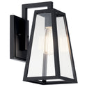 Kichler - 49330BK - One Light Outdoor Wall Mount - Delison - Black from Lighting & Bulbs Unlimited in Charlotte, NC