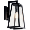 Kichler - 49332BK - One Light Outdoor Wall Mount - Delison - Black from Lighting & Bulbs Unlimited in Charlotte, NC