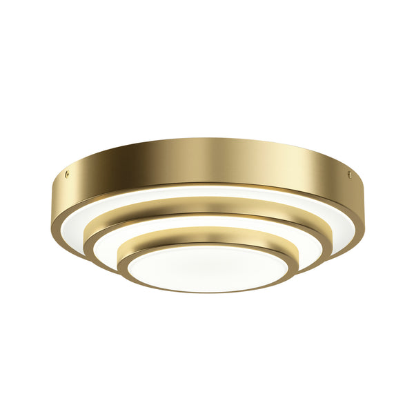 Kichler - 84320CG - LED Flush Mount - Dombard - Champagne Gold from Lighting & Bulbs Unlimited in Charlotte, NC