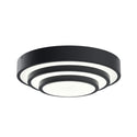 LED Flush Mount from the Dombard Collection in Matte Black Finish by Kichler