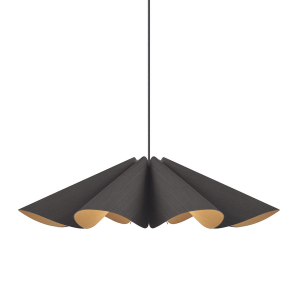 Bruck Lighting - WEPDEL/80/EBY/ASH - One Light Pendant - WEP - Black from Lighting & Bulbs Unlimited in Charlotte, NC