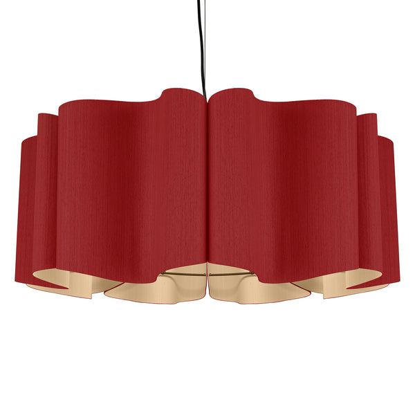 Bruck Lighting - WEPPAU/80/RED/ASH - One Light Pendant - WEP - Black from Lighting & Bulbs Unlimited in Charlotte, NC