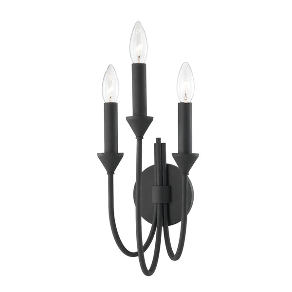 Troy Lighting - B1003-FOR - Three Light Wall Sconce - Cate - Forged Iron from Lighting & Bulbs Unlimited in Charlotte, NC
