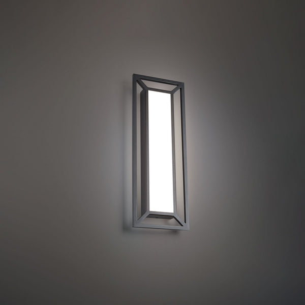 W.A.C. Lighting - WS-W69222-BK - LED Outdoor Wall Sconce - Tate - Black from Lighting & Bulbs Unlimited in Charlotte, NC