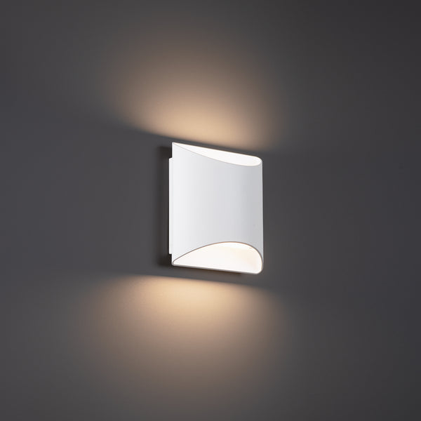 W.A.C. Lighting - WS-55206-27-WT - LED Wall Sconce - Duet - White from Lighting & Bulbs Unlimited in Charlotte, NC