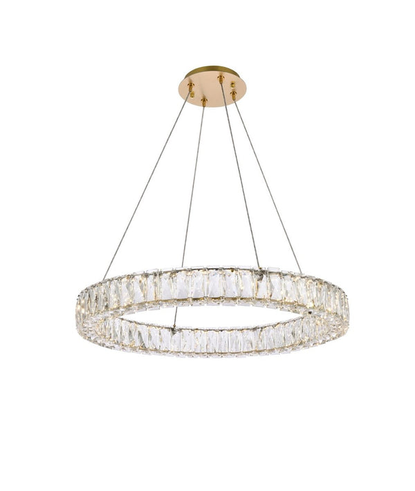 Elegant Lighting - 3503D26G - LED Pendant - Monroe - Gold from Lighting & Bulbs Unlimited in Charlotte, NC
